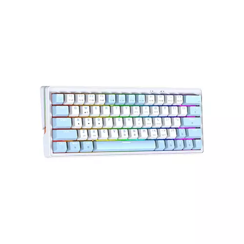 Fantech ATOM X63 MK611 Taro Switch RGB Mechanical Keyboard (White)-gallery-1