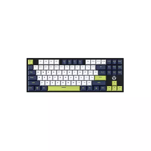 Fantech ATOM87S MK877S Red Switch Mechanical Gaming Keyboard (White Red)