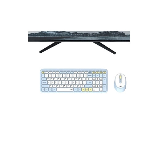FANTECH WK901 GO Wireless Keyboard And Mouse Combo White - 1