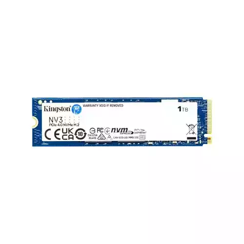 Kingston NV3 1TB M.2 2280 NVMe PCIe Gen4 Internal SSD