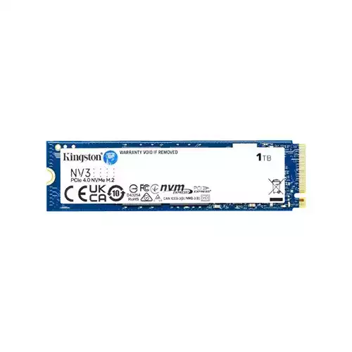 Kingston NV3 1TB M.2 2280 NVMe PCIe Gen4 Internal SSD