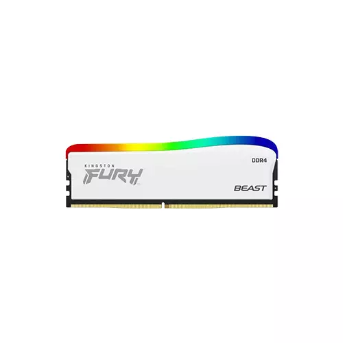 Kingston FURY Beast Special Edition 8GB DDR4 Latency CL16-18-18 3200MHz RGB RAM (White)