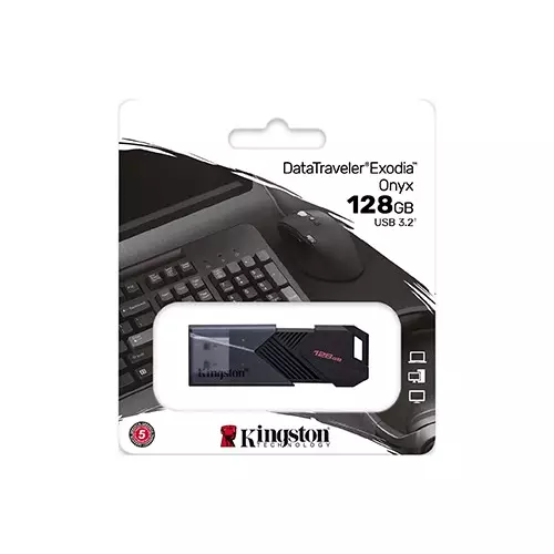 Kingston DataTraveler Exodia Onyx 128GB USB 3.2 Gen 1 Pen Drive-2