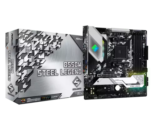 ASRock B550M Steel Legend m-ATX Motherboard