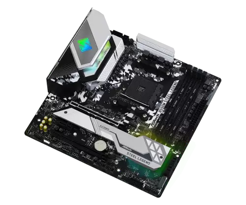 ASRock B550M Steel Legend m-ATX Motherboard-gallery-2