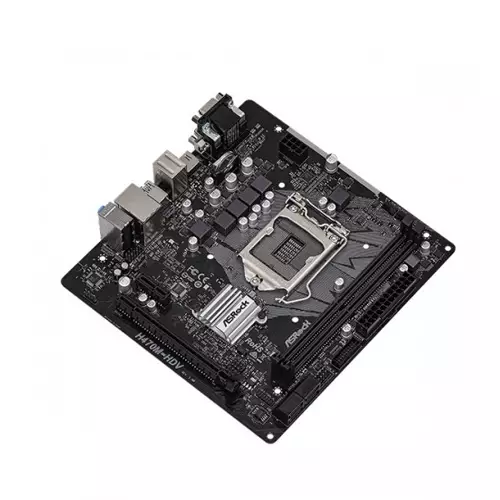 ASRock H470M-HDV 10th Gen Micro ATX Motherboard - 2