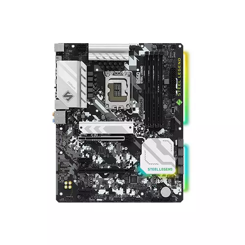 ASROCK B660 STEEL LEGEND 12TH GEN ATX MOTHERBOARD - 1