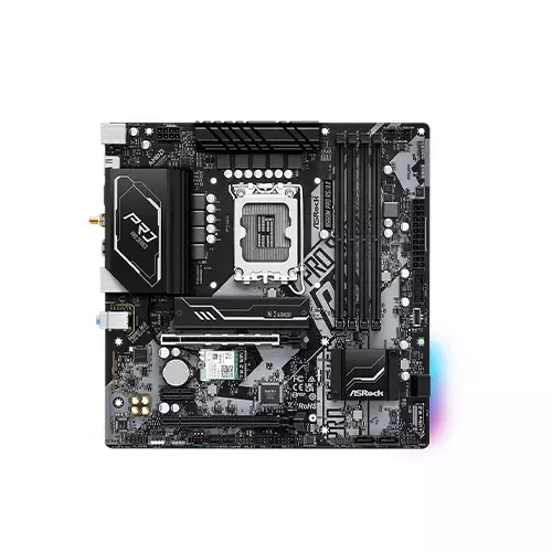 Asrock B660M PRO RS/AX 12th & 13th Gen Micro ATX Motherboard - 1