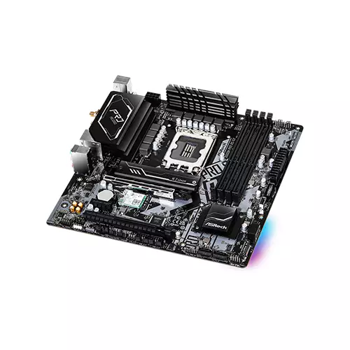 Asrock B660M PRO RS/AX 12th & 13th Gen Micro ATX Motherboard-gallery-2