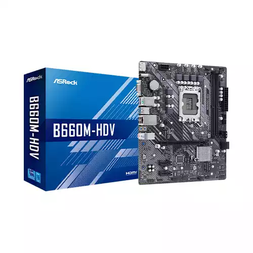 ASROCK B660M-HDV 13TH GEN MICRO ATX INTEL MOTHERBOARD