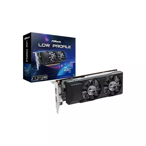 Asrock Intel Arc A380 Low Profile 6GB GDDR6 Graphics Card
