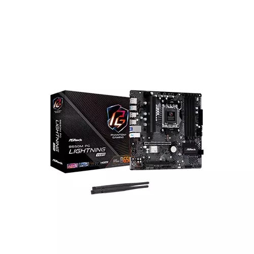 ASRock B650M PG Lightning WiFi AM5 DDR5 AMD Motherboard