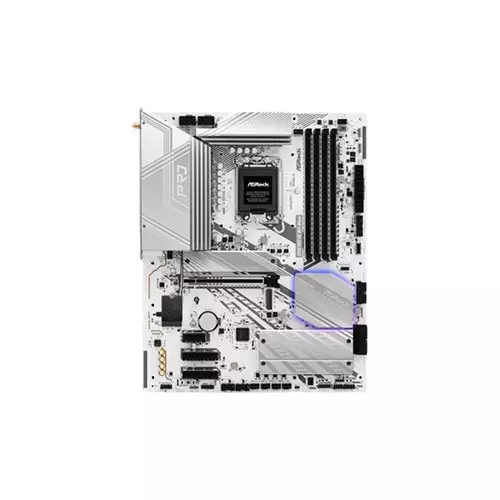 ASRock Z890 Pro RS WiFi LGA 1851 ATX Motherboard (White) - 1