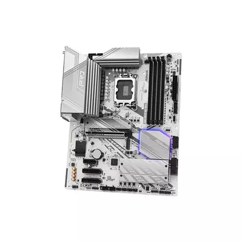 ASRock Z890 Pro RS WiFi LGA 1851 ATX Motherboard (White) - 3
