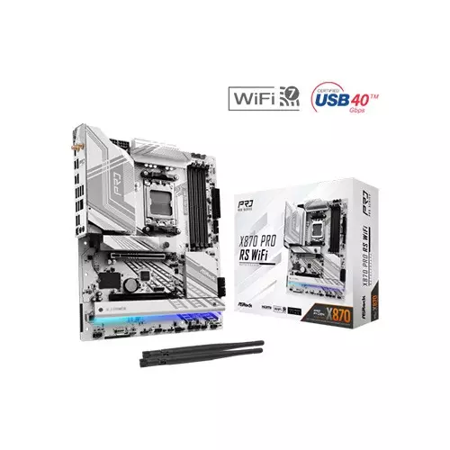 ASRock X870 Pro RS WiFi AM5 DDR5 ATX Motherboard