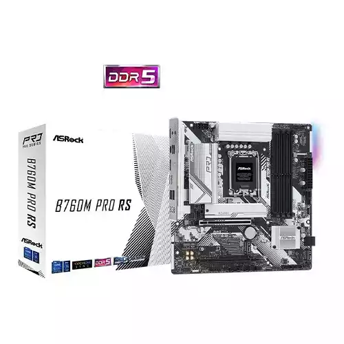 ASRock B760M Pro RS DDR5 Intel 14th Gen Micro ATX Motherboard