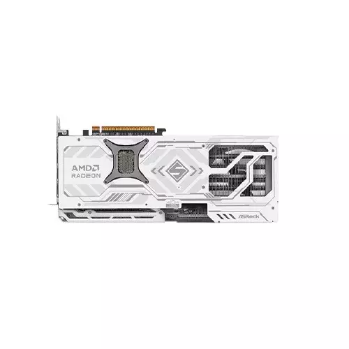 ASRock AMD Radeon RX 9070 XT Steel Legend 16GB GDDR6 White Graphics Card-gallery-4