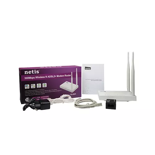 Netis DL4323 300Mbps Wireless N ADSL2+ Modem Router - 2
