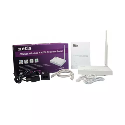 Netis DL4312 150 Mbps Wireless N ADSL+Modem Router - 1
