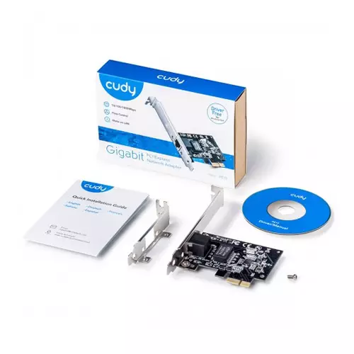 CUDY PE10 Gigabit PCI Express Network Adapter-gallery-1