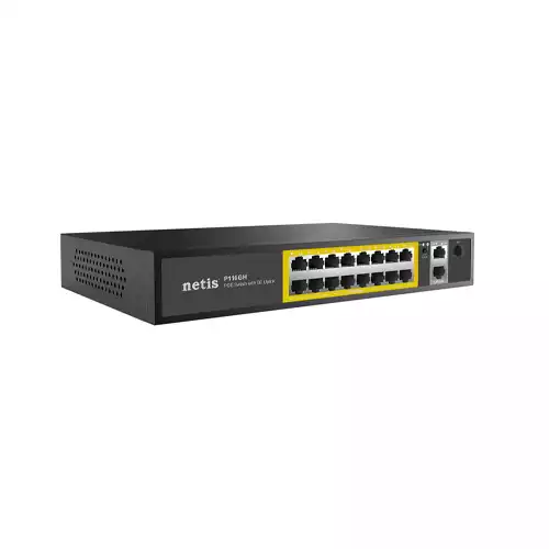NETIS P116GH 16 FE POE+2GE UPLINK POE SWITCH