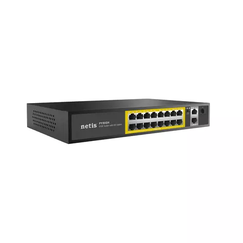 NETIS P116GH 16 FE POE+2GE UPLINK POE SWITCH