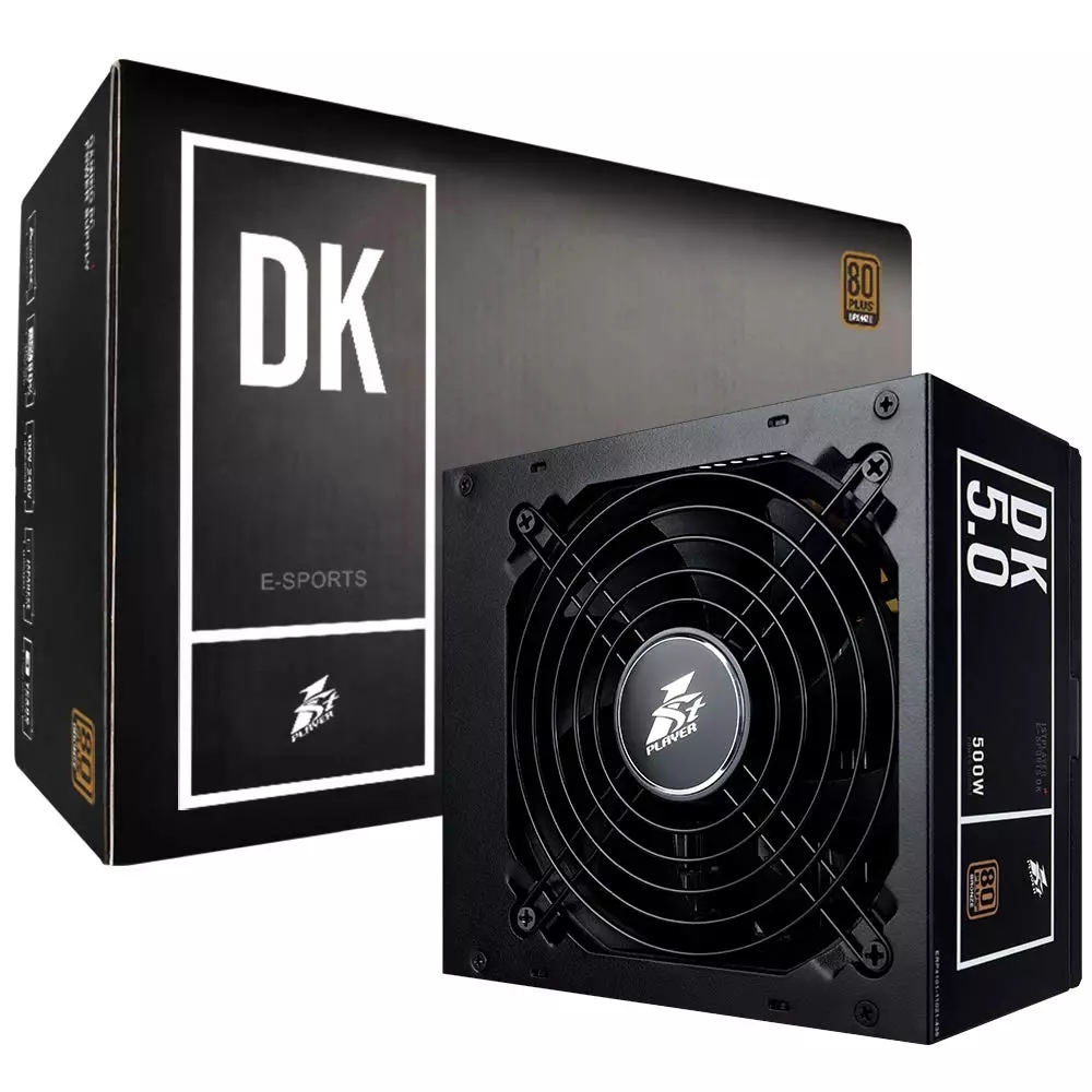 1STPLAYER DK 5.0 PS-500AX 500W 80 Plus Bronze Certified Non-Modular ATX Power Supply