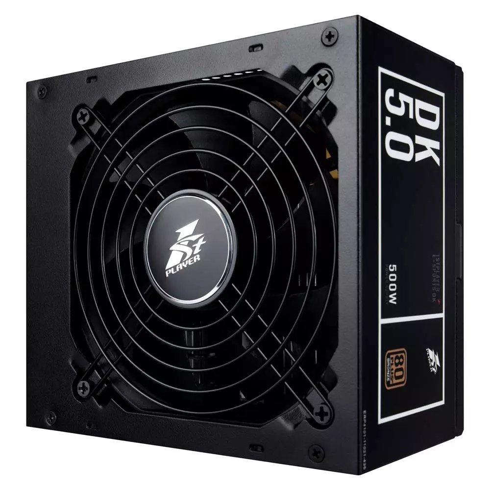 1STPLAYER DK 5.0 PS-500AX 500W 80 Plus Bronze Certified Non-Modular ATX Power Supply-1