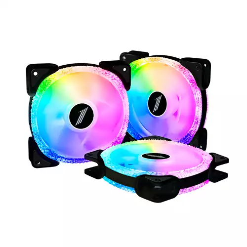 1STPLAYER M1-D ARGB 3 FAN PACK (BLACK)