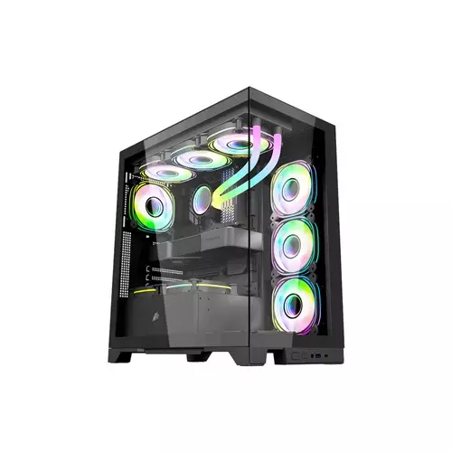 1STPLAYER MI8 ATX DESKTOP CASE (BLACK)