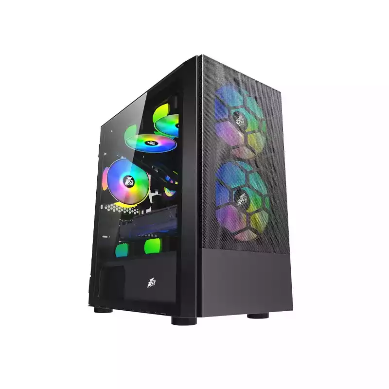 1STPLAYER X4-M M-ATX GAMING CASE BLACK