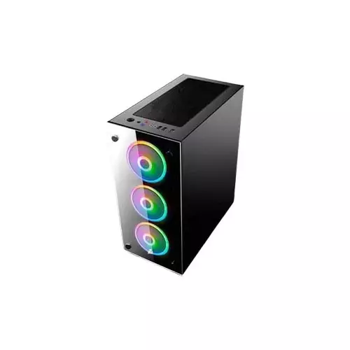 1STPLAYER V6 ATX GAMING CASE BLACK-gallery-3