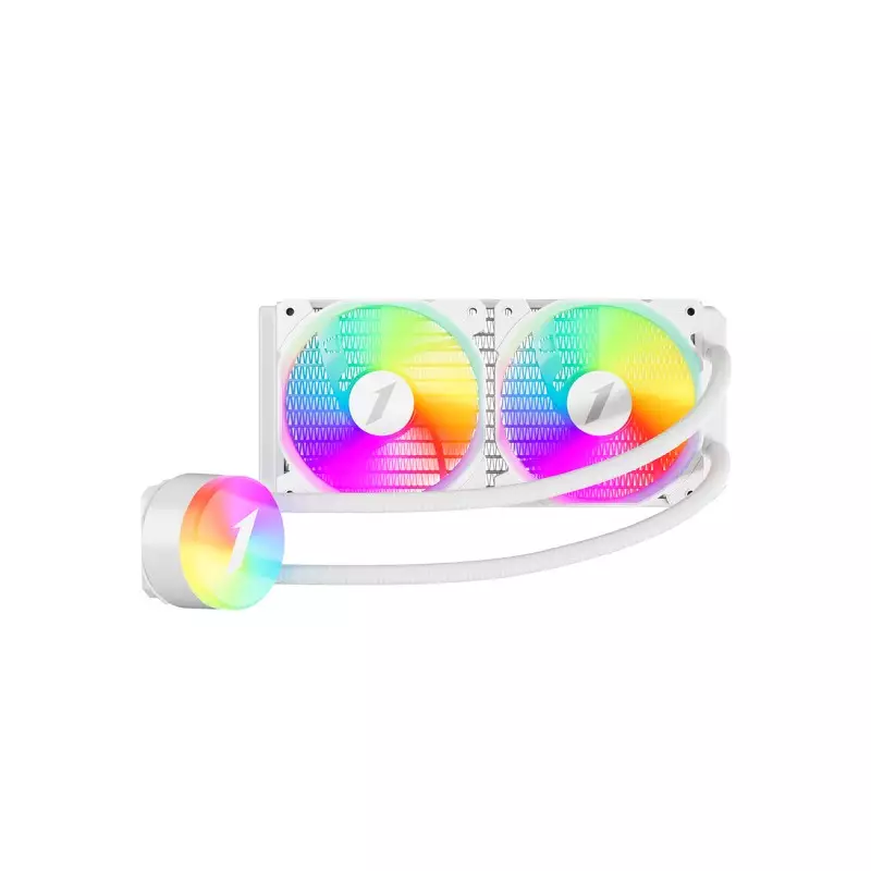 1stPlayer TS2 240 Thunderstorm ARGB Liquid CPU Cooler (White)
