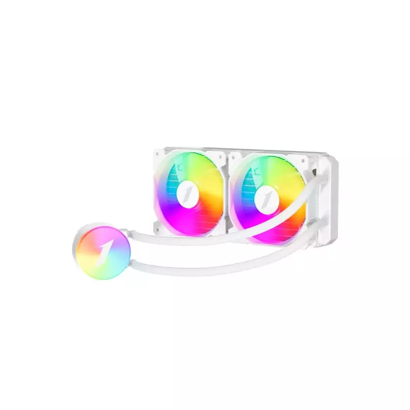 1stPlayer TS2 240 Thunderstorm ARGB Liquid CPU Cooler (White)-gallery-1