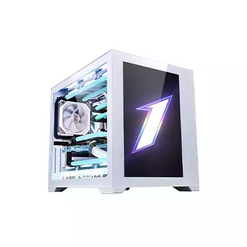 1STPLAYER SP7 Emotion View ATX Gaming Case (White)