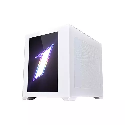 1STPLAYER SP7 Emotion View ATX Gaming Case (White)-4