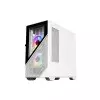 1STPLAYER D7 M-ATX RGB Gaming Case (White)-4