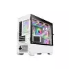 1STPLAYER D7 M-ATX RGB Gaming Case (White)-5