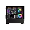 1STPLAYER D7 M-ATX RGB Gaming Case (Black)-1