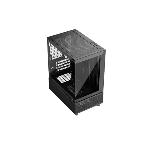 1stplayer MI2-A M-ATX Mid Tower Gaming Desktop Case (Black)-gallery-1