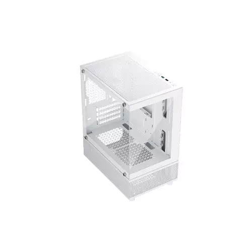 1stplayer MI2-A M-ATX Mid Tower Gaming Desktop Case (White)-1