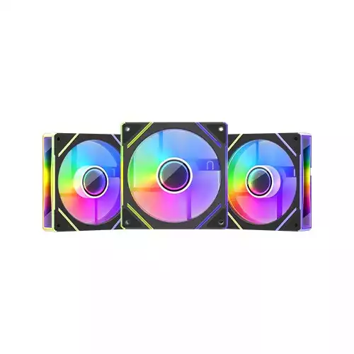 1stPlayer FC 3 in 1 120mm ARGB Case Fans with Remote and Hub