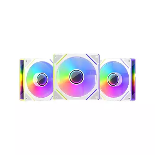 1stPlayer FC 3 in 1 120mm ARGB Case Fans with Remote and Hub-1