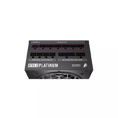 1ST PLAYER NGDP 1300W 80 Plus Platinum Full Modular ATX 3.0 Power Supply (Black)-5