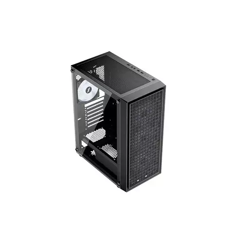 1stPlayer GO6 Mid Tower ATX Gaming Case Black-gallery-1