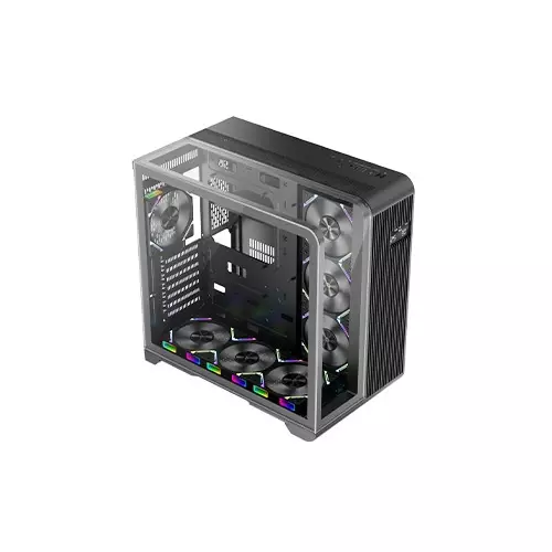 1stPlayer RT7 ATX Mid Tower Gaming Case (Black)-2