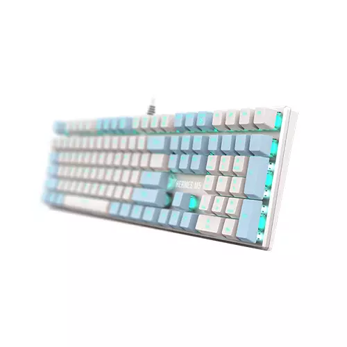 Gamdias HERMES M5 Mechanical Gaming Keyboard (White)-gallery-1