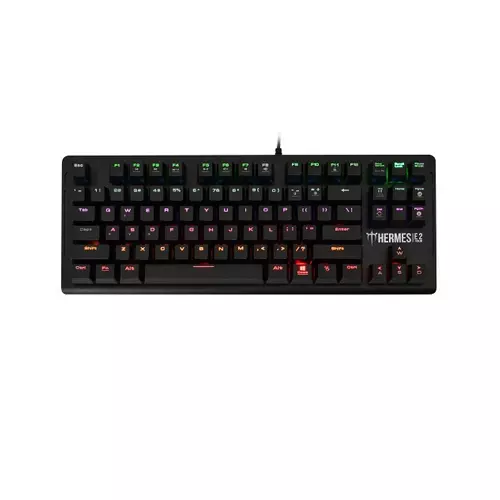 GAMDIAS HERMES E2 7 COLOR BACKLIT BROWN SWITCH MECHANICAL GAMING KEYBOARD