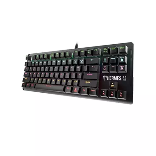 GAMDIAS HERMES E2 7 COLOR BACKLIT BROWN SWITCH MECHANICAL GAMING KEYBOARD-gallery-1