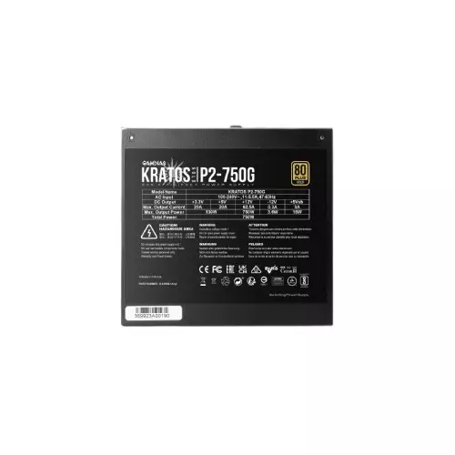 Gamdias KRATOS P2-750G 750W RGB ATX 3.0 Power Supply-4